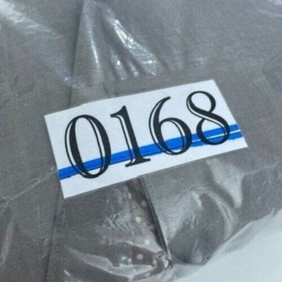 Mens Tallia 38R Gray Wool Blazer Jacket With Polka Dot Lining 0168 - Picture 10 of 11